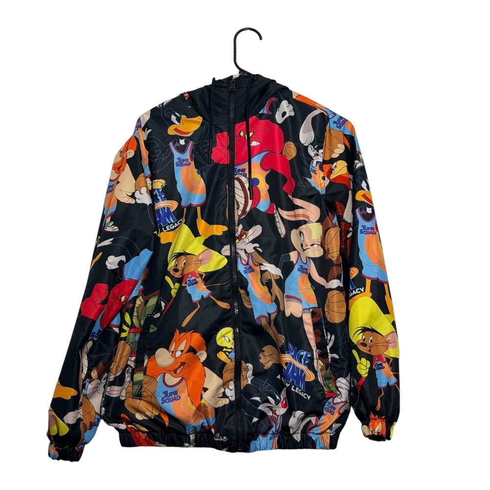 Members Only Space Jam A New Legacy Windbreaker Looney Tunes Mens Size Small